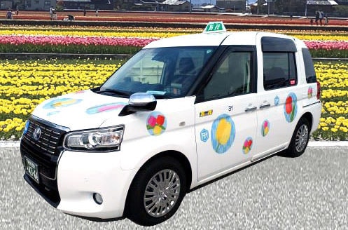 お花タクシー車両
